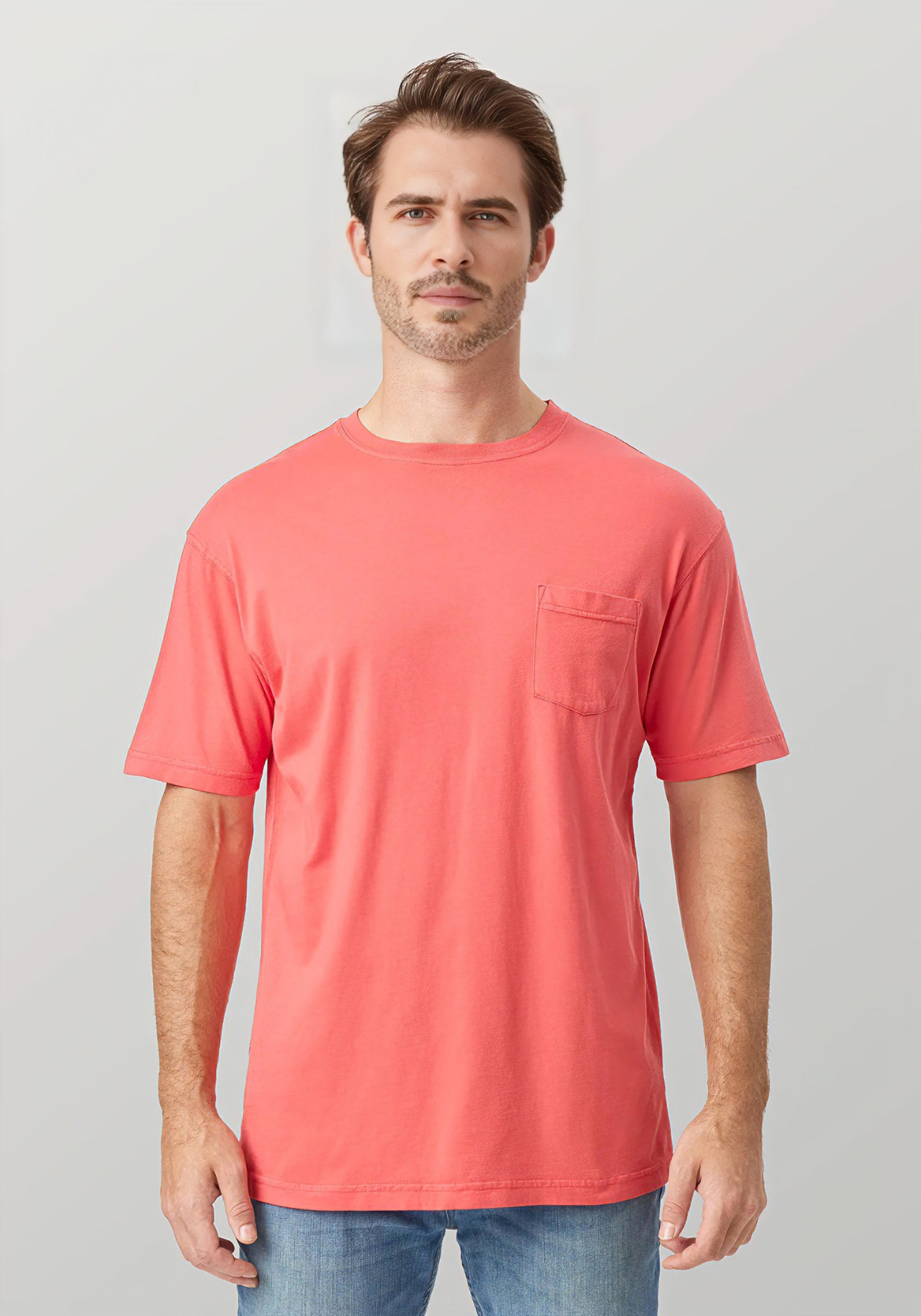 Garment Dye S/S Pocket T-shirt (UNISEX)