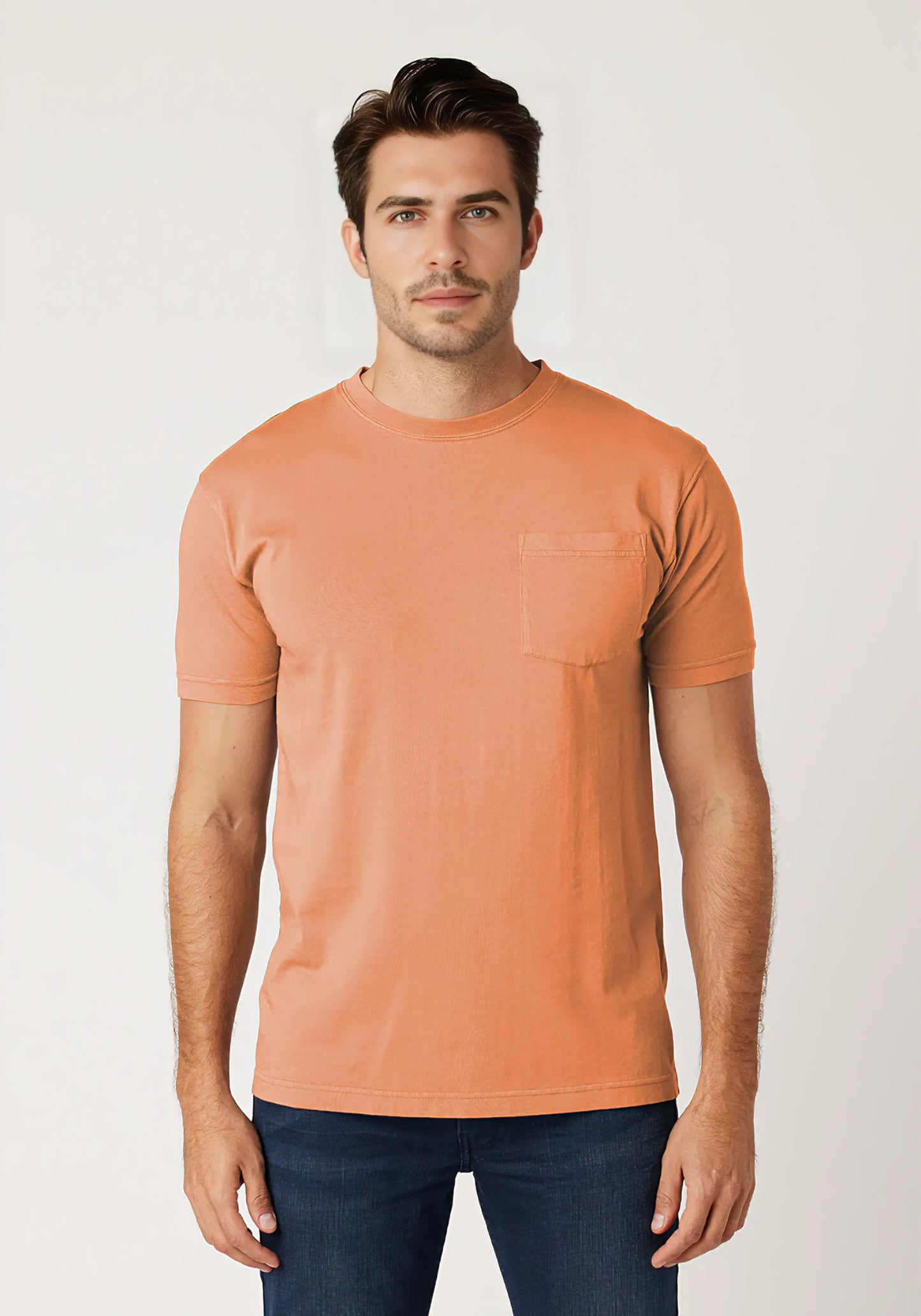 Garment Dye S/S Pocket T-shirt (UNISEX)