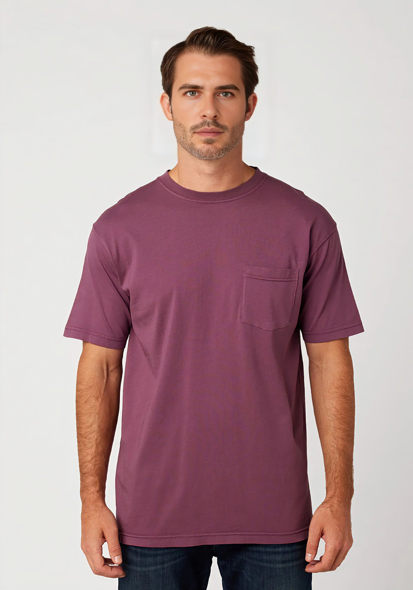 Garment Dye S/S Pocket T-shirt (UNISEX)