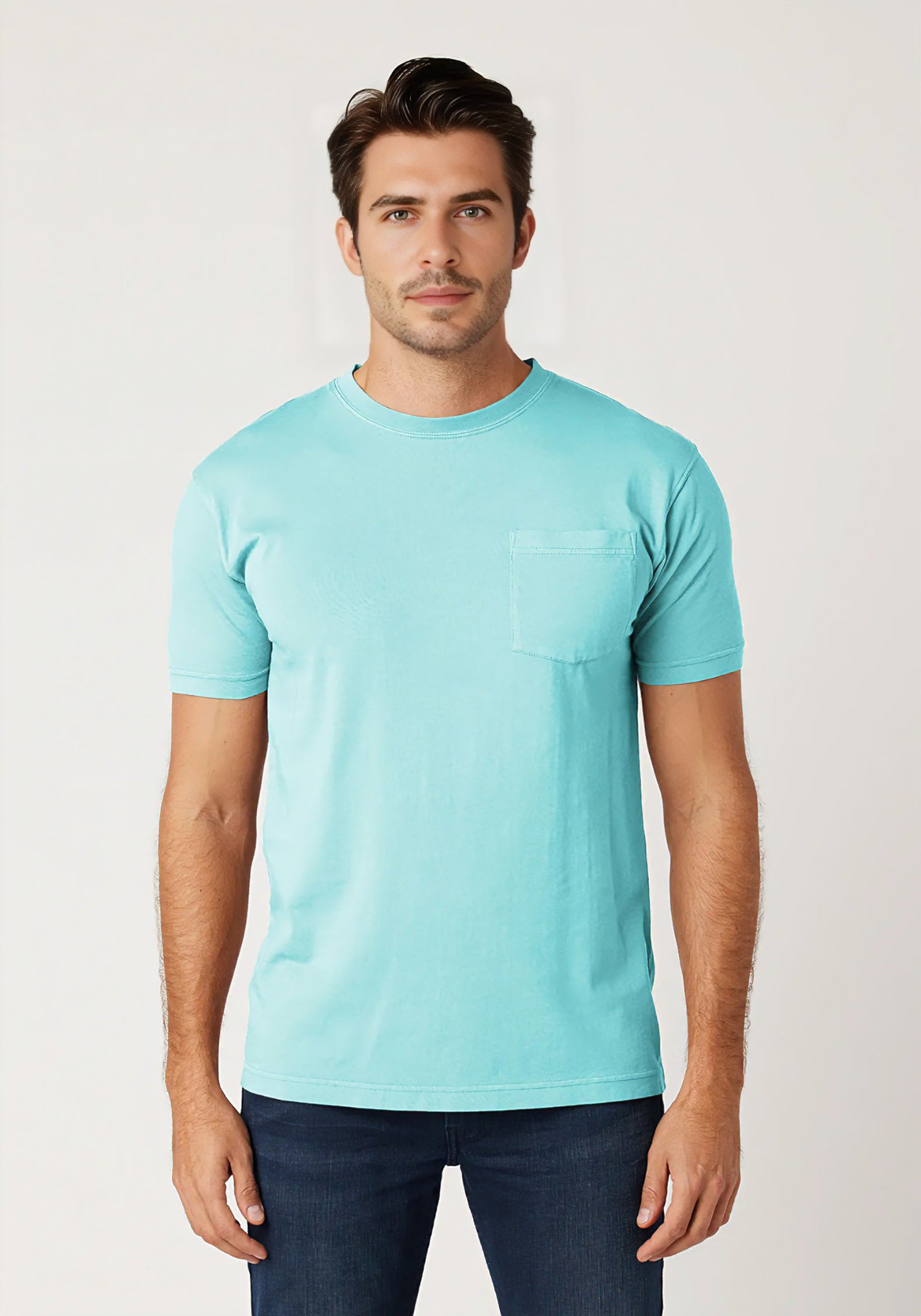 Garment Dye S/S Pocket T-shirt (UNISEX)