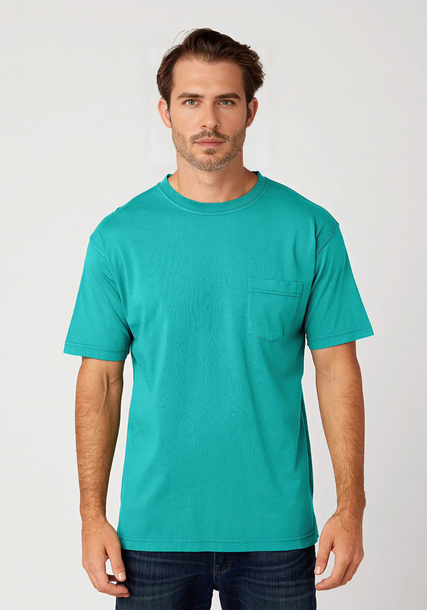 Garment Dye S/S Pocket T-shirt (UNISEX)