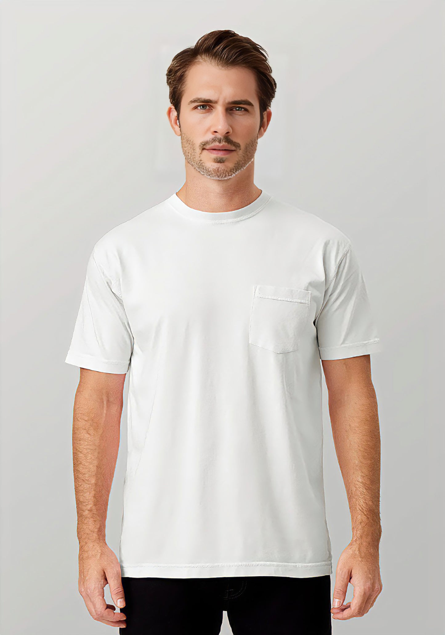 Garment Dye S/S Pocket T-shirt (UNISEX)